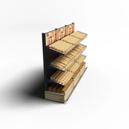 Bakery shelving Type 4